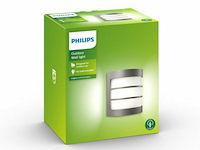 Philips led buitenwandlamp e27 - 2700k warmwit - 60w - afbeelding 1 van  4