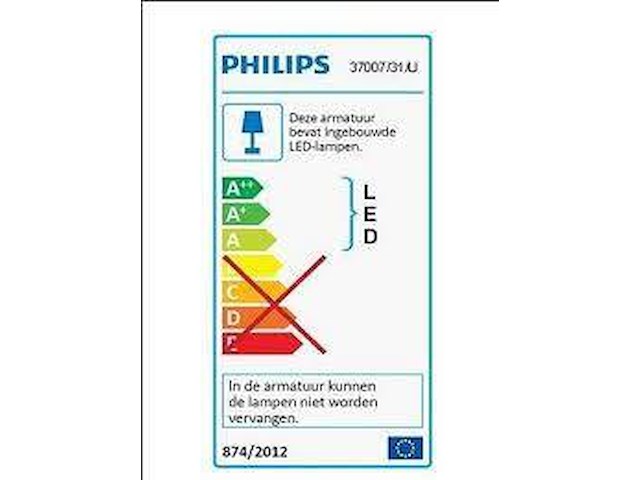 Philips lirio led 3700731li - afbeelding 2 van  2