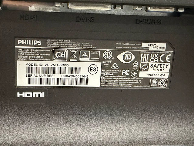 Philips monitor - afbeelding 2 van  3