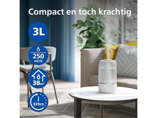 Philips slimme luchtbevochtiger - afbeelding 4 van  5