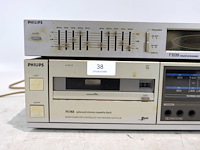 Philips sound processor/cassettedeck - afbeelding 2 van  6