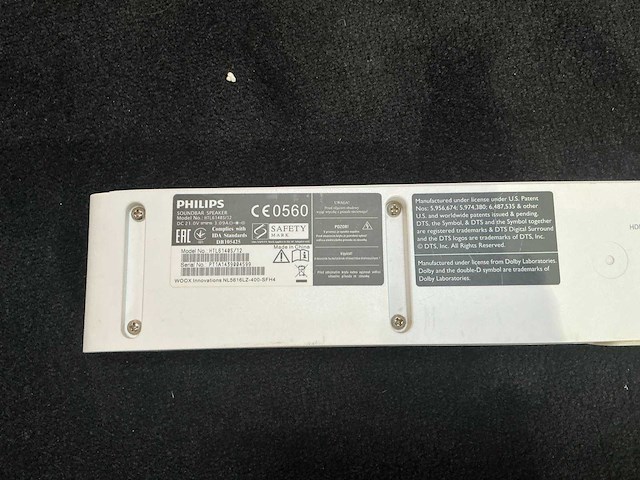 Philips soundbar en subwoofer - afbeelding 3 van  5