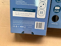 Philips stekkerdoos 5-voudig + 2x usb 3 meter (16x) - afbeelding 4 van  5