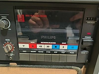 Philips studio ii d6650 double cassette recorder & amplifier - afbeelding 2 van  7