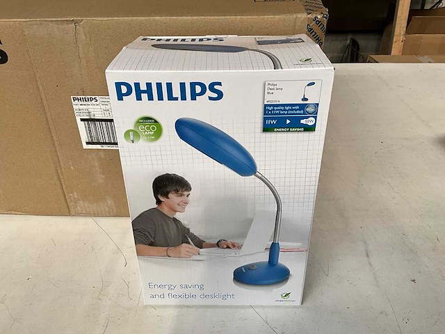 Philips verstelbare tafellamp blauw (8x) - afbeelding 3 van  5