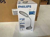 Philips verstelbare tafellamp licht grijs (8x) - afbeelding 4 van  6