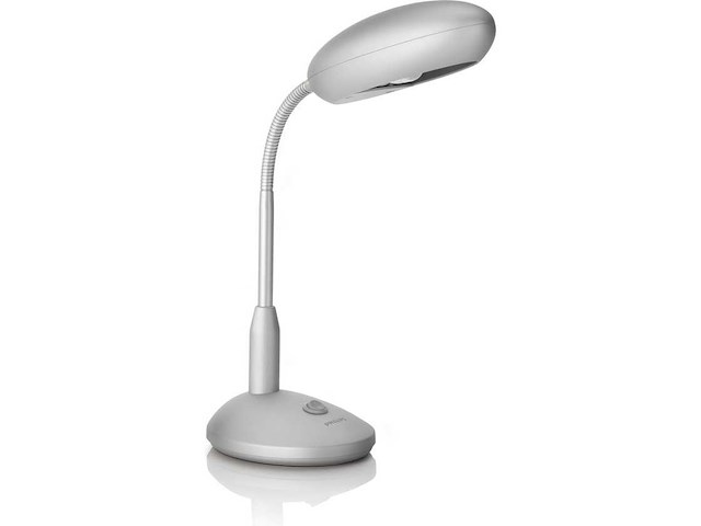 Philips verstelbare tafellamp licht grijs (8x) - afbeelding 1 van  6