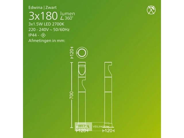 Philips vloerlamp led 24v desi 3-set - 2700k warmwit - afbeelding 3 van  3