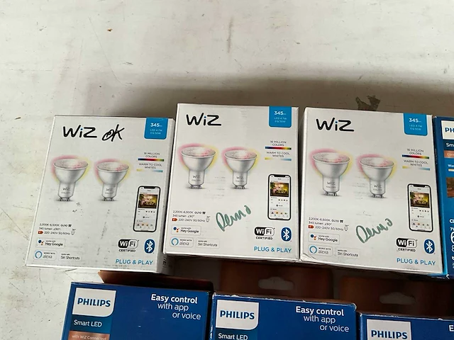 Philips/wiz mix kavel smart led lichtbronnen - afbeelding 6 van  6