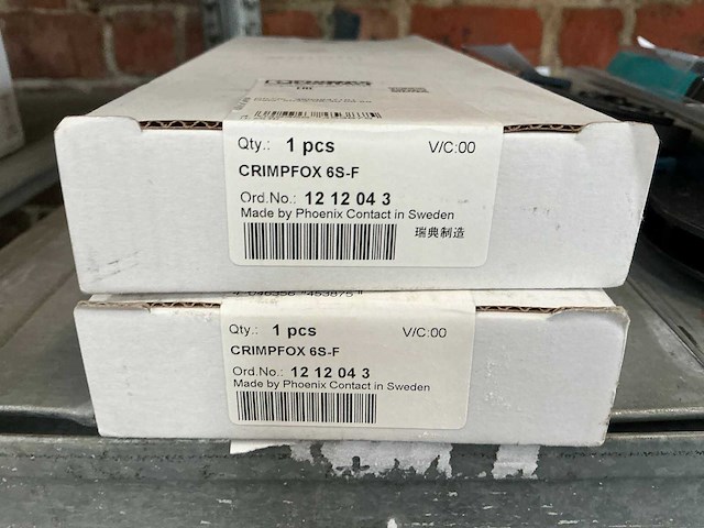 Phoenix contact crimpfox 6s-f tang (2x) - afbeelding 3 van  3