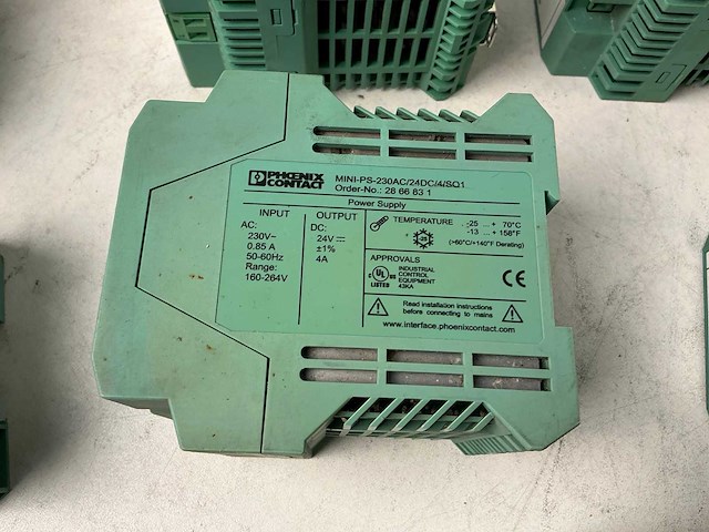 Phoenix contact mini-ps power supply (8x) - afbeelding 7 van  9
