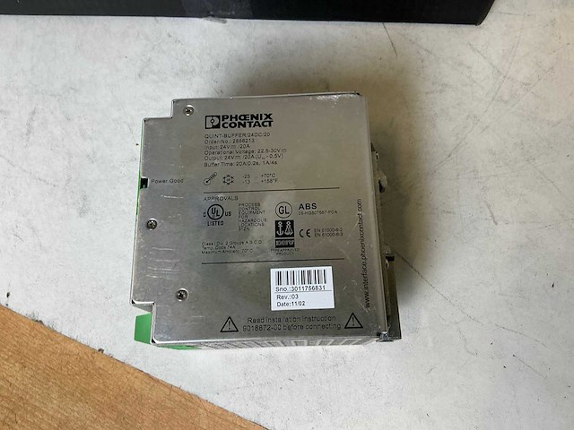 Phoenix contact quint-buffer/24dc/20 power supply (10x) - afbeelding 3 van  3