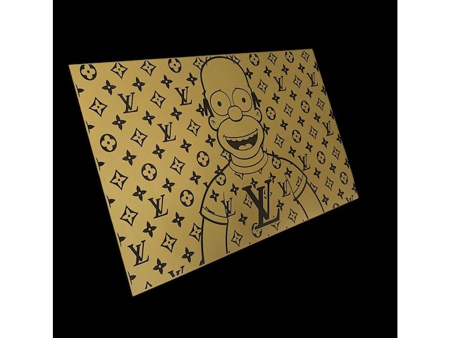 Pi-xl - louis vuiton - 'homer lv' - afbeelding 1 van  3