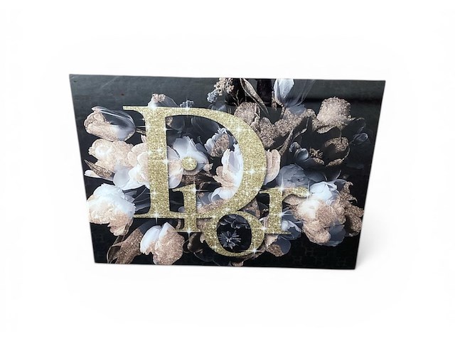 Pi-xl - print op glas - dior - afbeelding 1 van  6