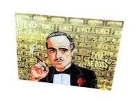 Pi-xl - print op glas - 'the godfather' - afbeelding 1 van  5
