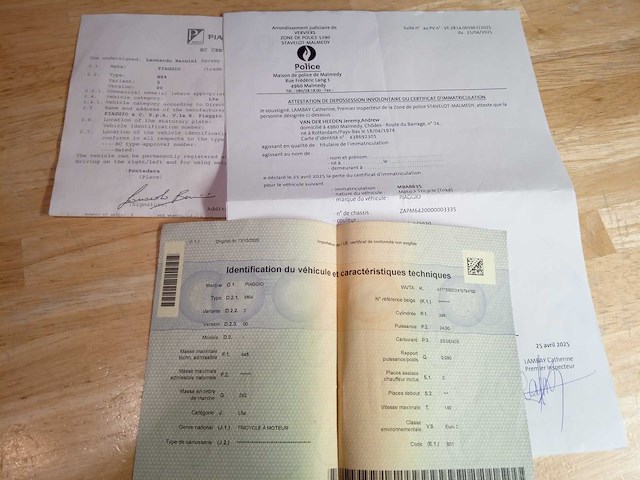 Piaggio - mp3 - motorfiets - afbeelding 2 van  9