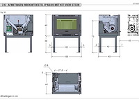 Piazzetta ip 68/49 pelletkachel - ongebruikt demotoestel – incl. draagframe, vulschuif en afstandsbediening - afbeelding 3 van  13