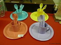 Pic-nic gerief in plastiek - afbeelding 1 van  1