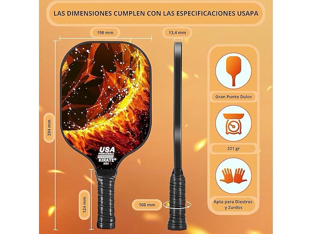 Pickleball racketset - afbeelding 3 van  3