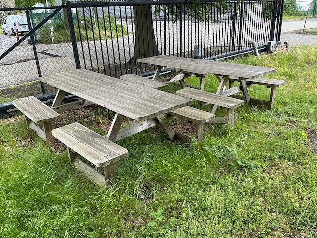 Picknickbank (2x) - afbeelding 1 van  2