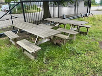 Picknickbank (2x) - afbeelding 1 van  4