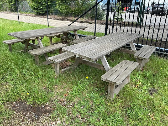 Picknickbank (2x) - afbeelding 4 van  4