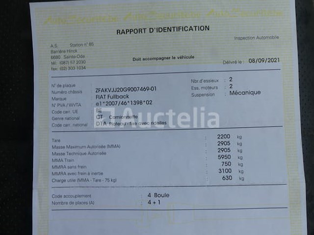 Pickup 4x4 utility fiat fullback (2017-211,739 km-vin:zfakvjj20g9007469) - afbeelding 35 van  55
