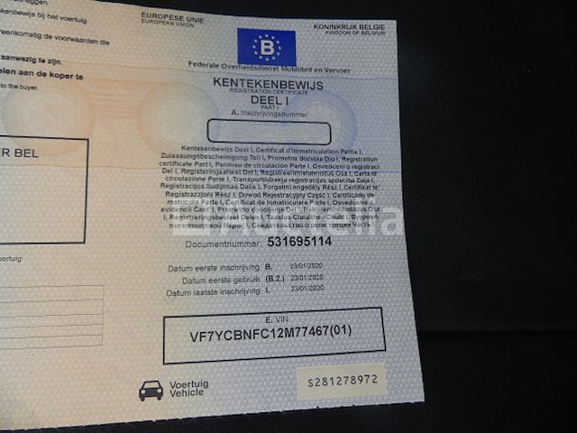 Pickup met hatchback citroën jumper (2020-94,132 km)( vin : vf7ycbnfc12m77467 ) - afbeelding 19 van  34