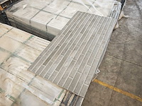 Piemme bits pearl grey bricks mat wandtegel 45x90 cm 30,58 m² - afbeelding 3 van  8