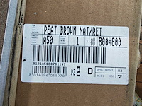 Piemme bits peat brown mat 80x80 cm tegel 8,32 m² - afbeelding 6 van  6