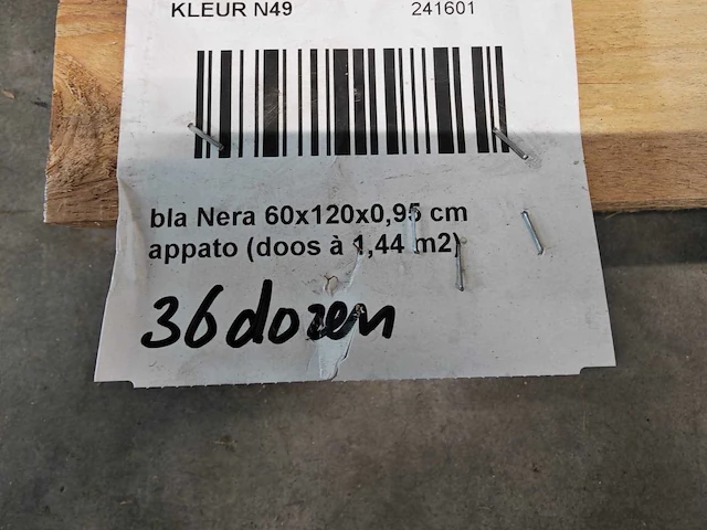 Piemme ibla nera lappato 60x120 cm tegel 5,76 m² - afbeelding 7 van  7