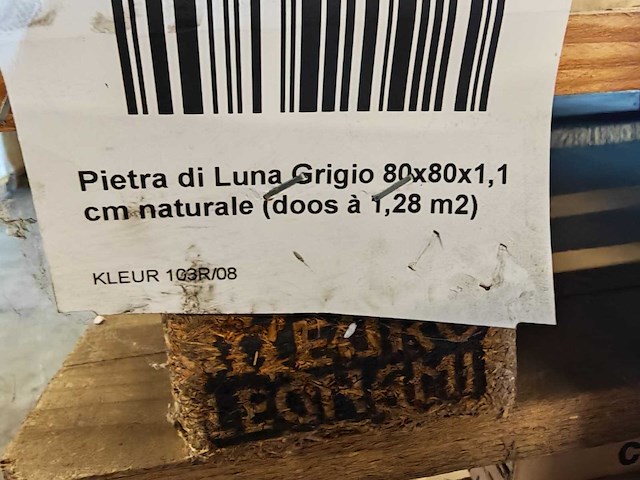 Piemme pietra di luna grigio mat 80x80 cm tegel 26,24 m² - afbeelding 6 van  7