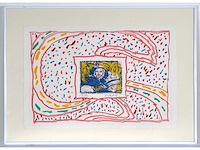 Pierre alechinsky - dame taride - lithografie en ets - afbeelding 7 van  7