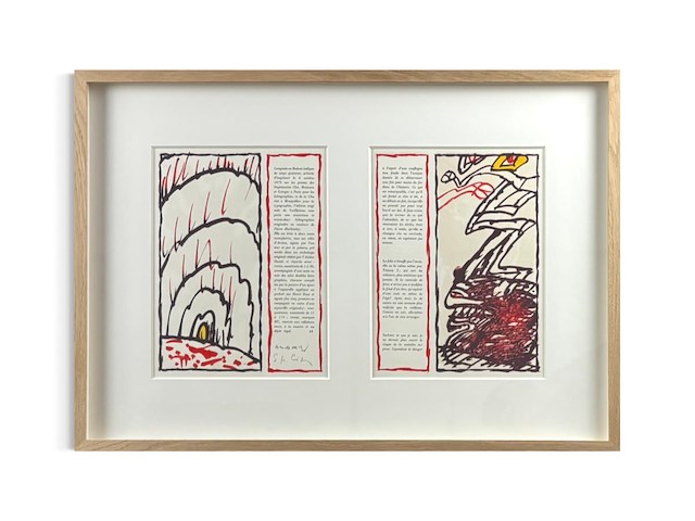 Pierre alechinsky - gesigneerde editie - afbeelding 1 van  1