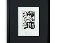 Pierre alechinsky - gesigneerde ets