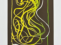 Pierre alechinsky - gesigneerde zeefdruk - afbeelding 1 van  1