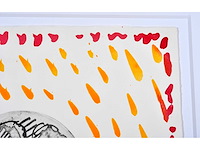 Pierre alechinsky - gille - geaquarelleerde ets - afbeelding 2 van  13