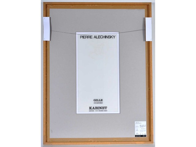 Pierre alechinsky - gille - geaquarelleerde ets - afbeelding 3 van  13