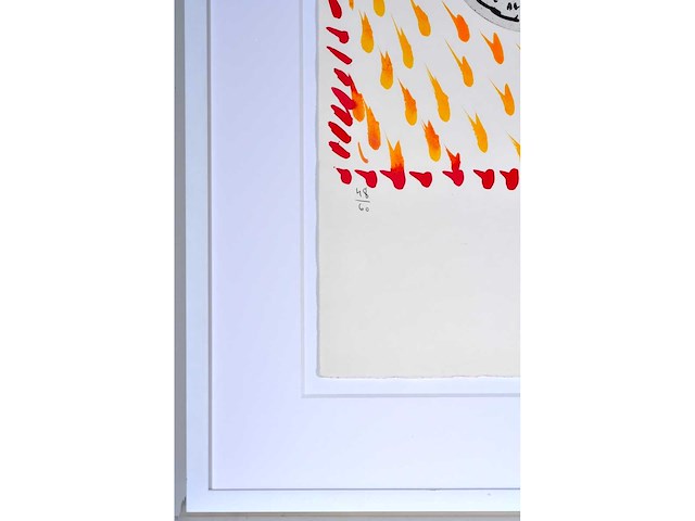 Pierre alechinsky - gille - geaquarelleerde ets - afbeelding 8 van  13