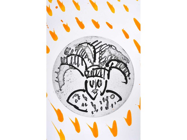 Pierre alechinsky - gille - geaquarelleerde ets - afbeelding 13 van  13