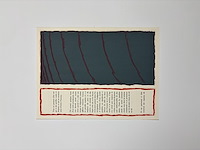 Pierre alechinsky - lithografie 1979 - afbeelding 1 van  2