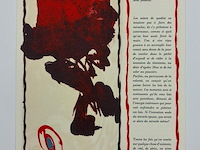 Pierre alechinsky - lithografie 1979