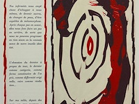 Pierre alechinsky - lithografie 1979 - afbeelding 2 van  2