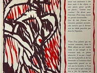 Pierre alechinsky - lithografie 1979 - afbeelding 1 van  2