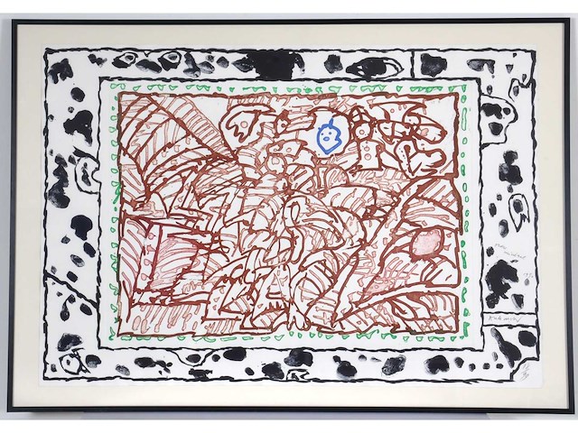 Pierre alechinsky - ordre minèral - ets en aquatint - afbeelding 2 van  9