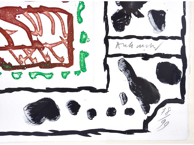 Pierre alechinsky - ordre minèral - ets en aquatint - afbeelding 3 van  9