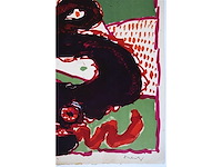 Pierre alechinsky - vulcanologies - kleurenlithografie - afbeelding 3 van  3