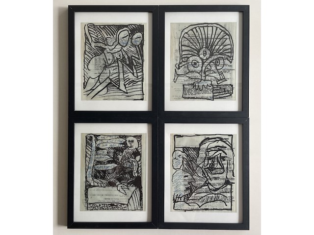 Pierre alechinsky (12 stuks) - afbeelding 12 van  17