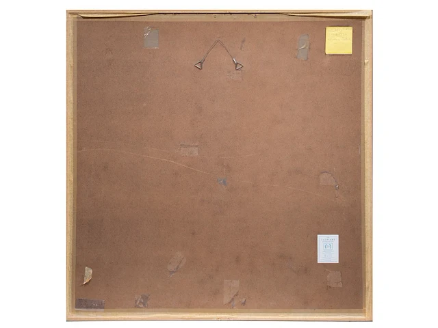 Pierre alechinsky (1927), ‘la chute des anges légitimistes’, 1988, aquatint in colours, n° 43/70 90 x 90 cm. (35.42 x 35.42 in.), frame: 104 x 104 cm. (40.93 x 40.93 in.) - afbeelding 3 van  7