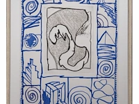 Pierre alechinsky (1927), 'outremer', 1995, aquatint and lithograph, n° 55/60 77.5 x 58 cm. (30.51 x 22.82 in.), frame: 96 x 74.5 cm. (37.79 x 29.32 in.) - afbeelding 2 van  5